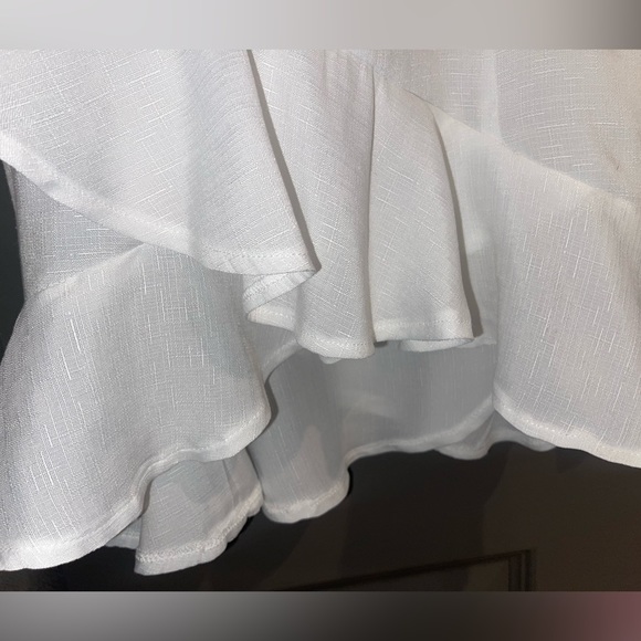 Blue Rain White Summer Romper - Picture 7 of 9